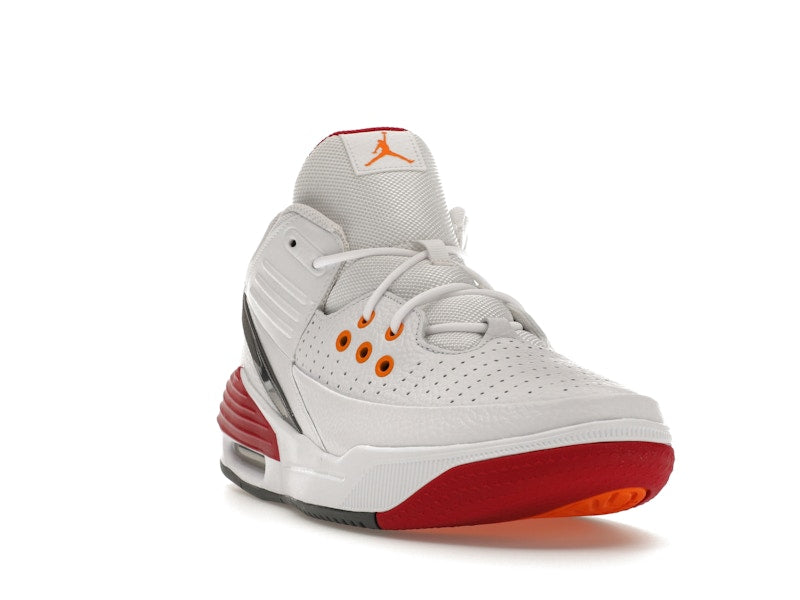 Jordan Max Aura 5 White Cardinal Red