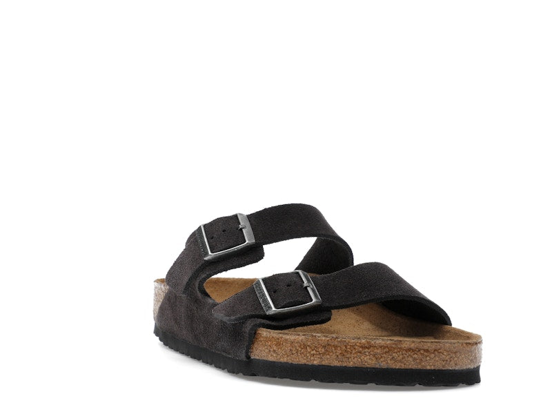 Birkenstock Arizona Soft Footbed Suede Velvet Grey
