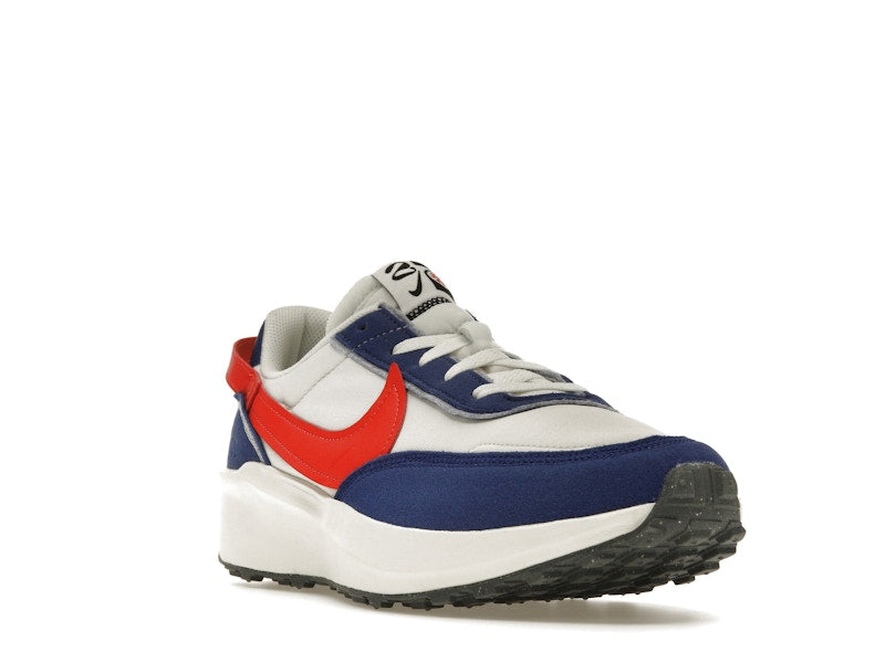Nike Waffle Debut Swoosh Habanero Red Old Royal