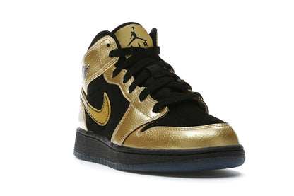 Jordan 1 Mid Metallic Gold Coin Black (GS)