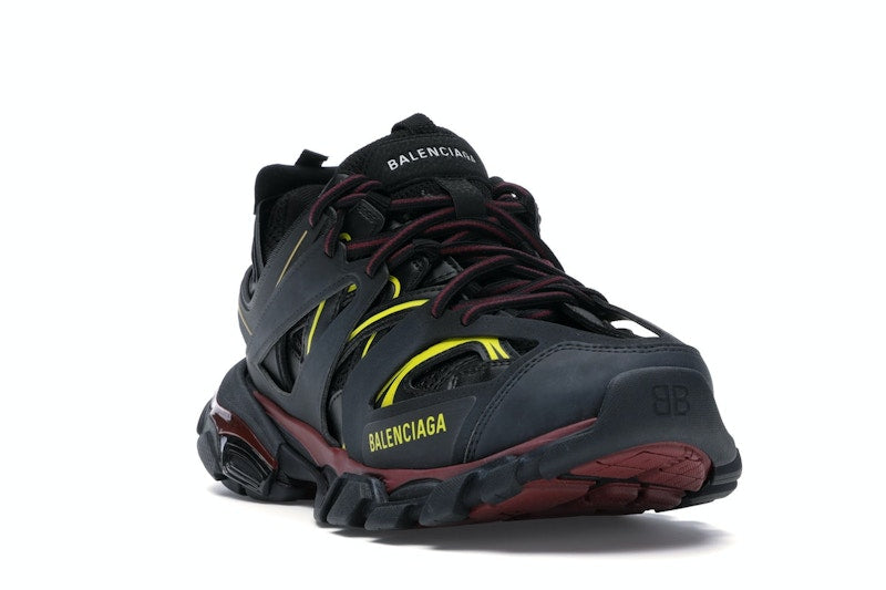 Balenciaga Track Trainers Black Bordeaux