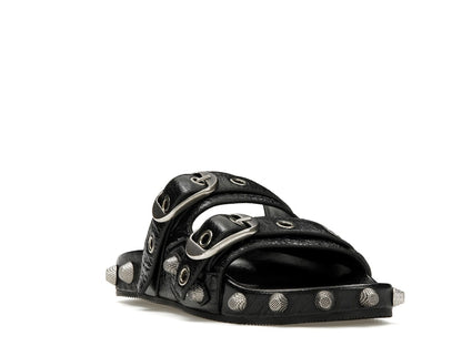 Balenciaga Cagole Sandals Black