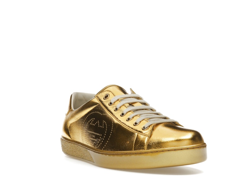 Gucci Ace Metallic Gold