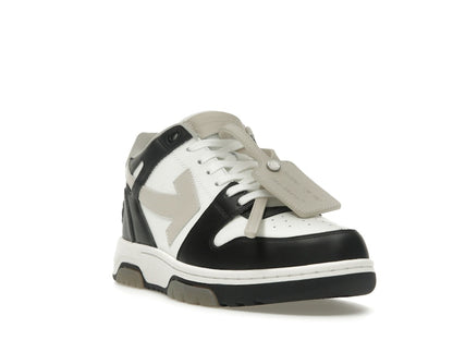 OFF-WHITE Out Of Office OOO Low Tops Black Beige