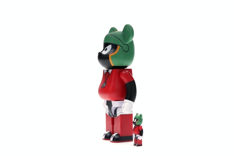 Bearbrick Marvin The Martian 100% & 400% Set Black/Red