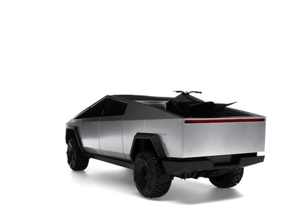Hot Wheels x Tesla Cybertruck 1:10 Scale RC Car (2021 Version w/ Cyberquad)