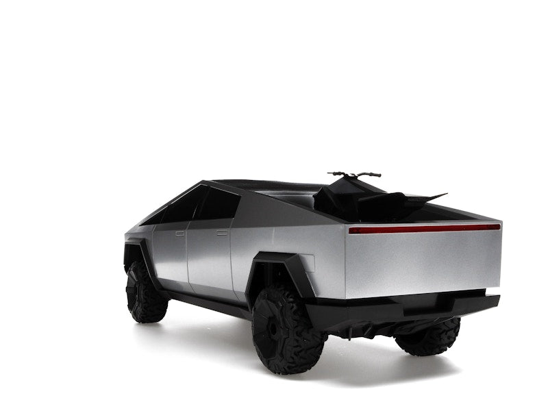 Hot Wheels x Tesla Cybertruck 1:10 Scale RC Car (2021 Version w/ Cyberquad)