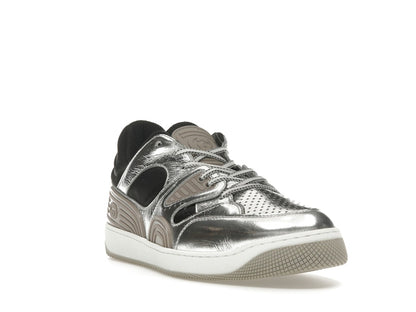 Gucci Basket Low Silver Black