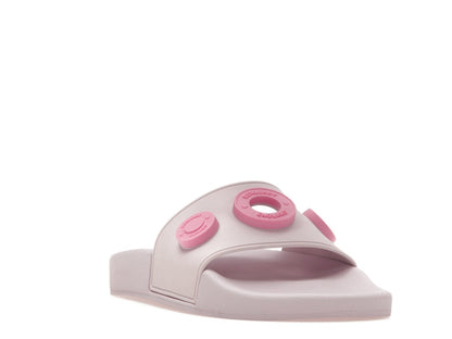 Burberry Logo Graphic Rubber Slide Pale Candy Pink (Women's)