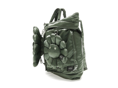 Takashi Murakami x PORTER 2Way Helmet Bag Sage Green