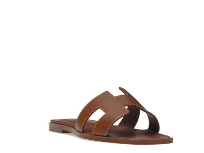 Hermes Oran Sandal Gold Box Calfskin Leather
