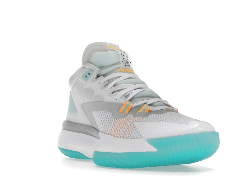 Jordan Zion 1 White Dynamic Turquoise
