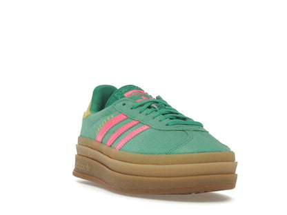 adidas Gazelle Bold Court Green Lucid Pink (Women's)
