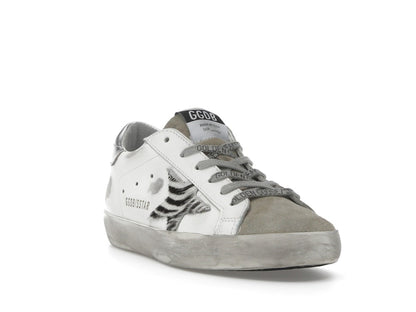 Golden Goose Super-Star Zebra Print Pony Skin Star (Women's)