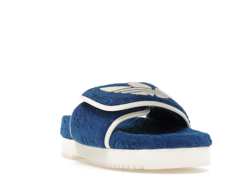 adidas x Gucci GG Platform Sandal Blue