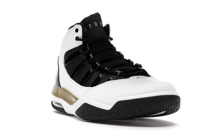 Jordan Max Aura White Metallic Gold Black