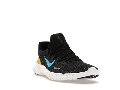 Nike Free Run 5.0 Dark Smoke Grey Vivid Sulfur Chlorine Blue