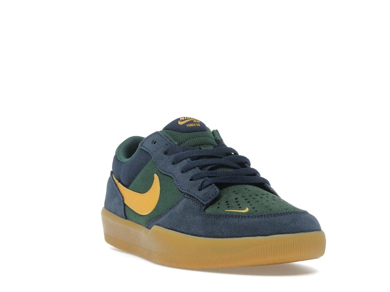 Nike SB Force 58 Midnight Navy Fir Gum Light Brown University Gold
