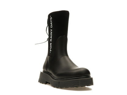 OFF-WHITE For Rainy Days Rain Boot Black (Women's)