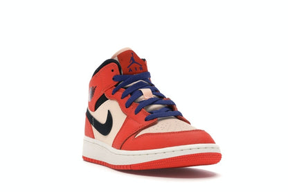 Jordan 1 Mid Team Orange Black (GS)