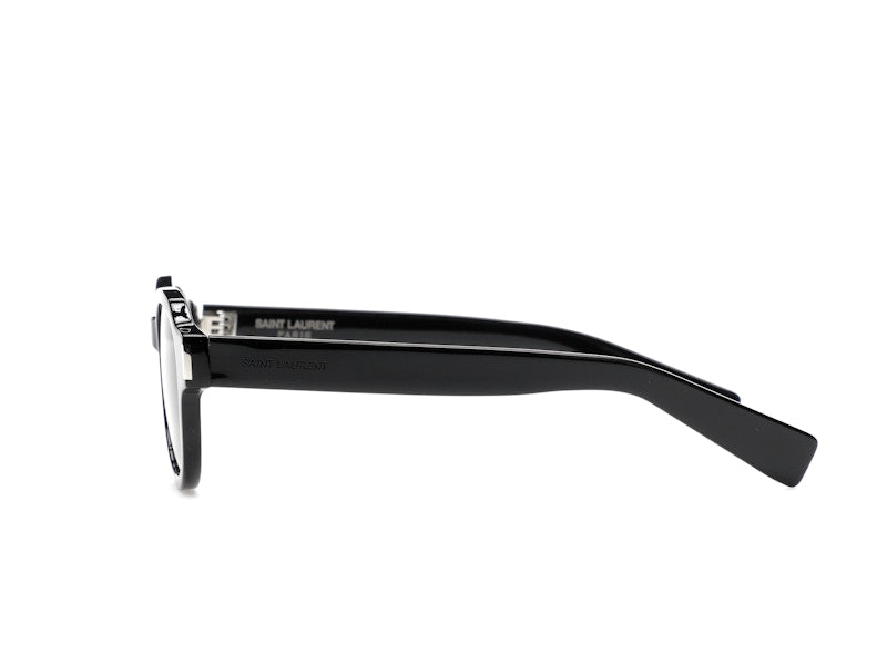 Saint Laurent Round-Frame Acetate Sunglasses Black/Black/Black (SL546-30013743-001)