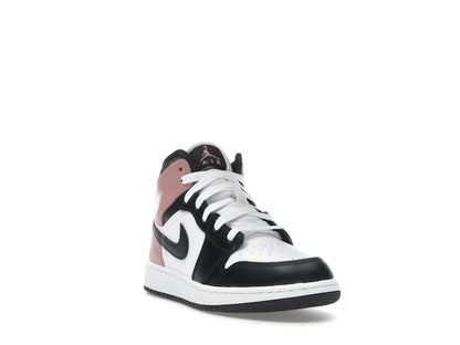 Jordan 1 Mid White Rust Pink Black (GS)