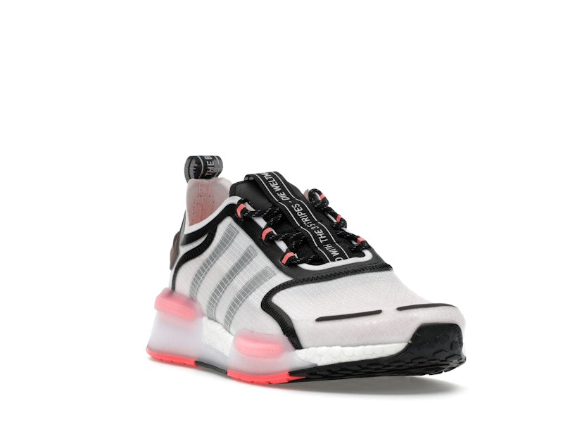 adidas NMD R1 V3 White Matte Silver Crimson