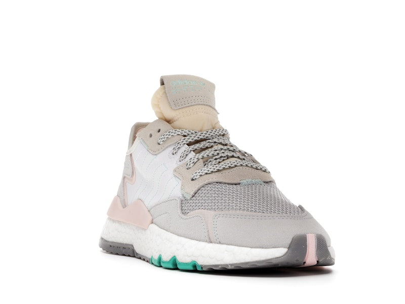 adidas Nite Jogger White Mint Pink (Women's)