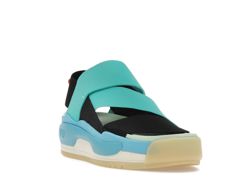 adidas Y-3 Hokori Sandal Black Mint Cyan