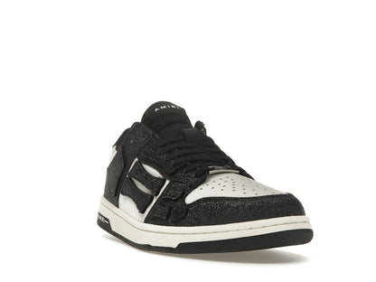 AMIRI Skel Top Low Shimmer Black White