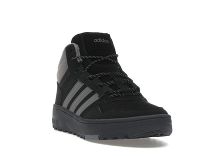 adidas Hoops 4.0 Mid Black Grey Four