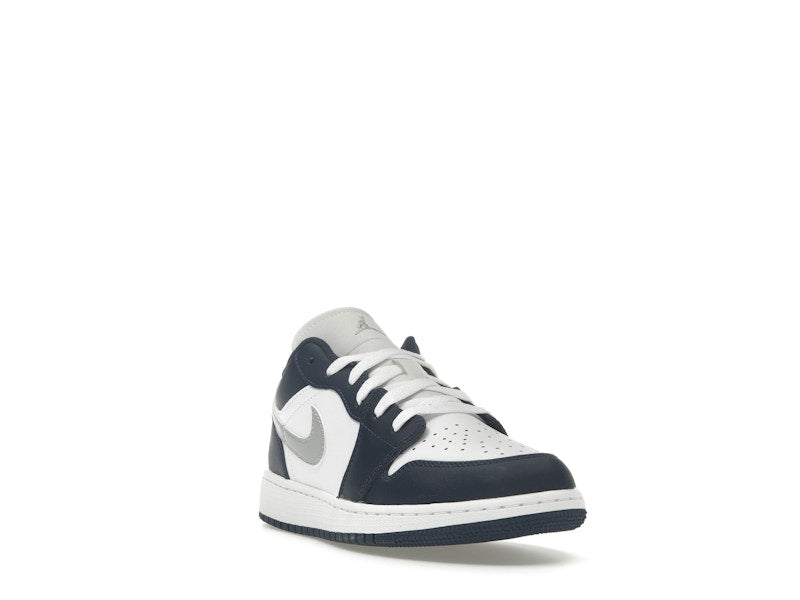 Jordan 1 Low Midnight Navy Wolf Grey (GS)