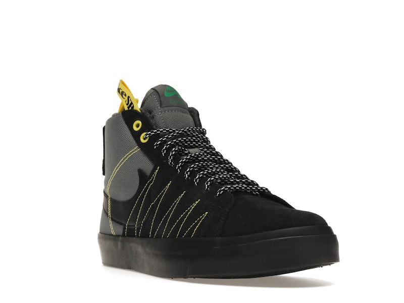 Nike SB Zoom Blazer Mid PRM Acclimate Cool Grey Yellow Strike