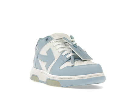 OFF-WHITE OOO Low Out Of Office Calf Leather White Light Blue