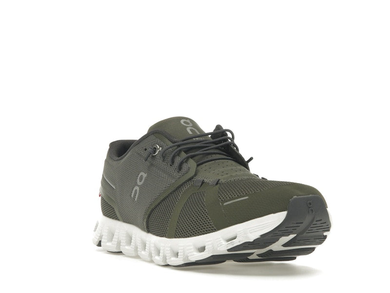 On Running Cloud 5 Olive Green White