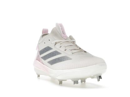 adidas Adizero Instinct+ 2.0 Chalk White Silver Metallic Clear Pink (Women's)
