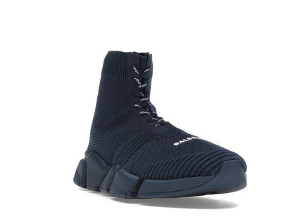Balenciaga Speed 2.0 Lace Up Recycled Dark Blue