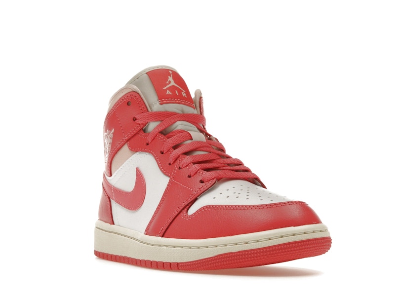 Jordan 1 Mid Strawberries and Cream (Women's)