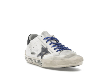Golden Goose Super Star Never Stop Dreaming White Black Silver-tone