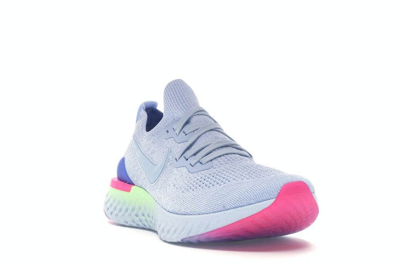Nike Epic React Flyknit 2 Hydrogen Blue Sapphire Hyper Pink