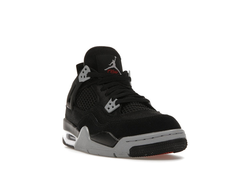 Jordan 4 Retro Black Canvas (GS)