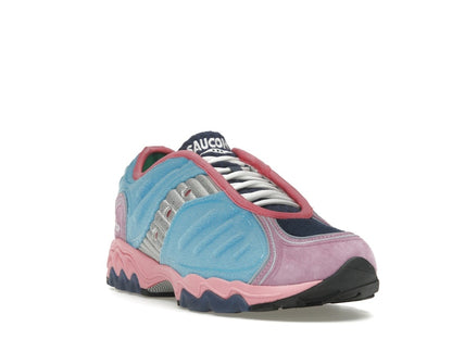 Saucony Matrix Jae Tips No Shoes In The House Blue Pink