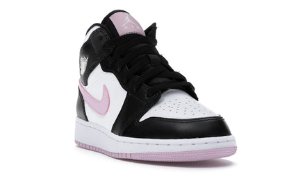 Jordan 1 Mid White Black Light Arctic Pink (GS)