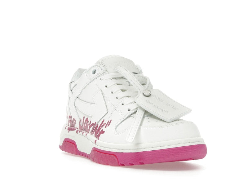 OFF-WHITE Out Of Office Low Tops (W) For Walking Fuschia