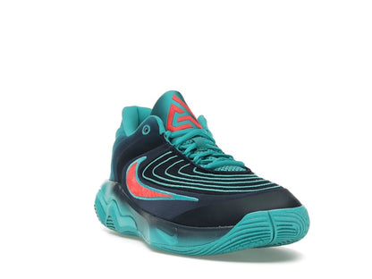 Nike Giannis Immortality 4 Dusty Cactus Obsidian Bright Crimson