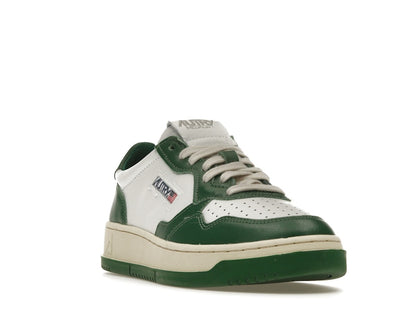 Autry Medalist Leather Low Green White