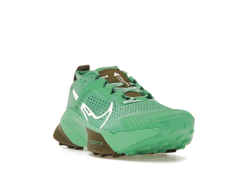 Nike ZoomX Zegama Trail Spring Green Olive Flak Black White