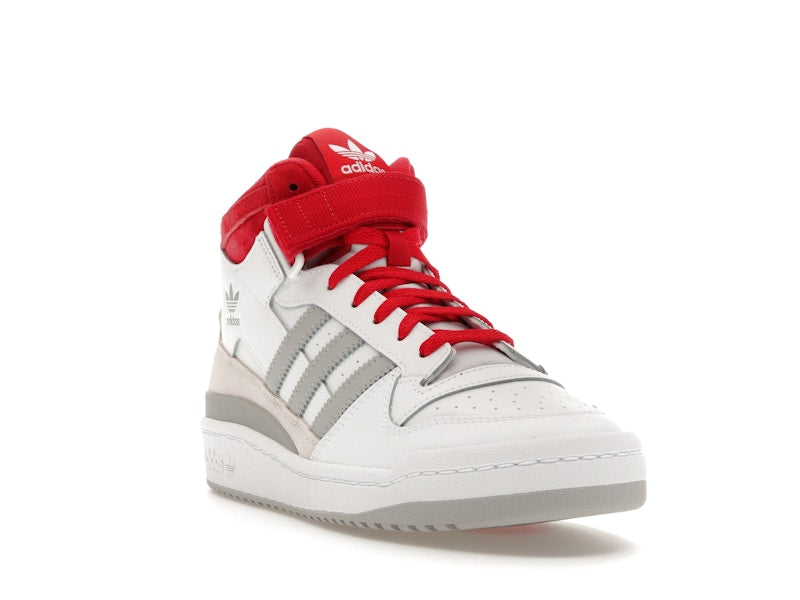 adidas Forum Mid White Red Grey
