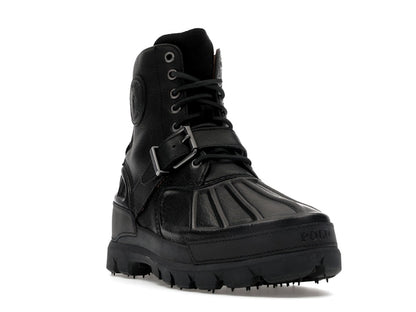 Polo Ralph Lauren Oslo High Oiled Leather Boot Black