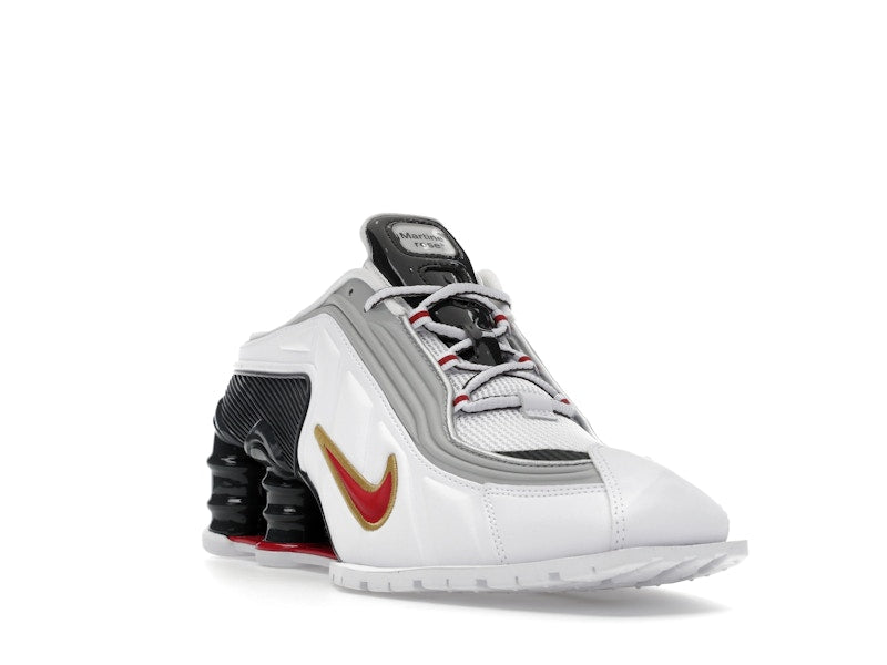 Nike Shox MR4 Mule Martine Rose Metallic Platinum Varsity Red (Women's)